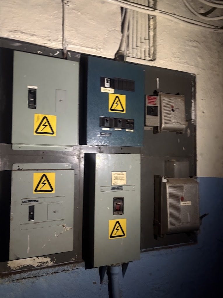 Older switchgear inspected and maintained.